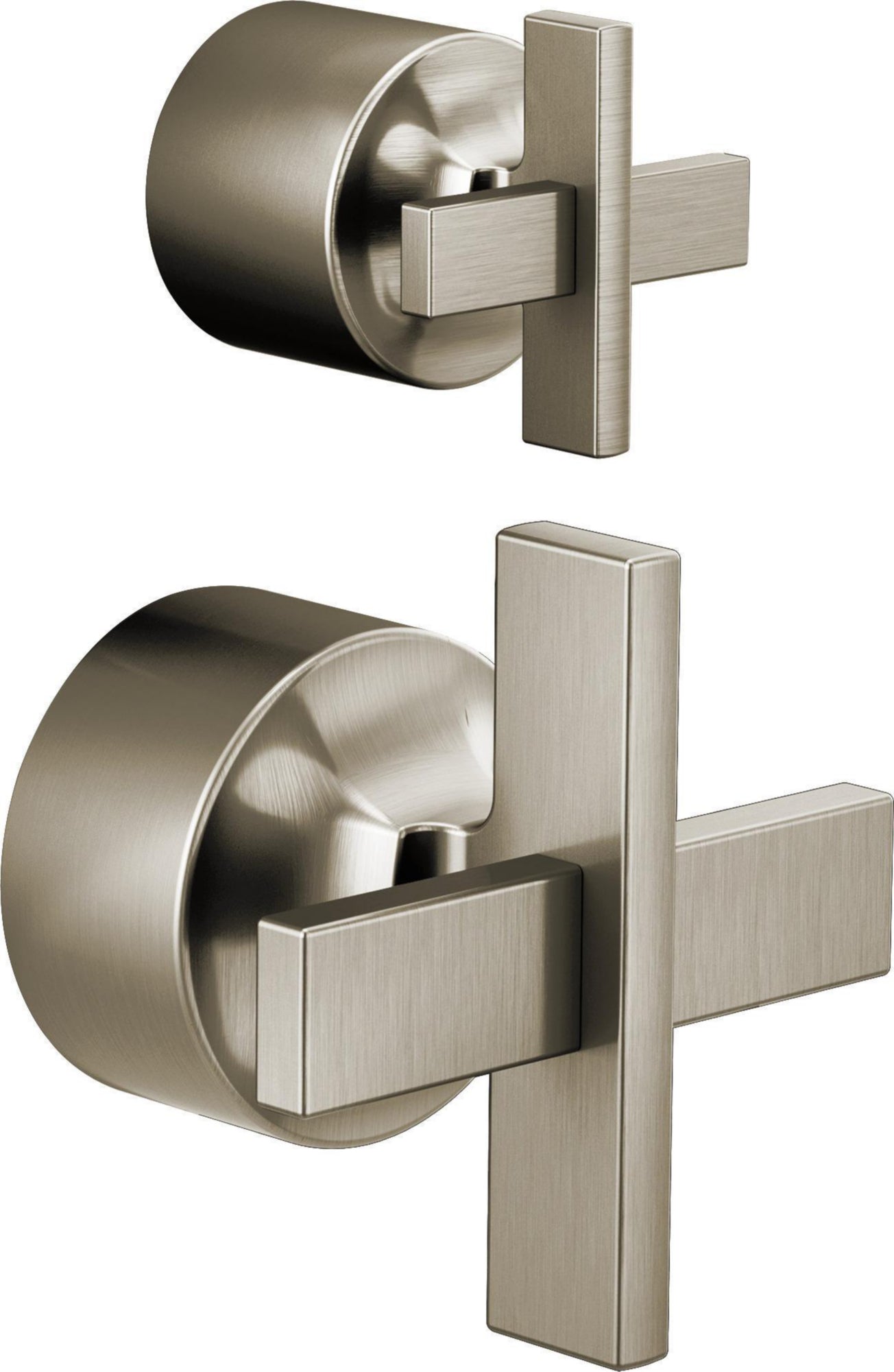 PRESSURE BALANCE VALVE WITH DIVERTER TRIM HANDLE KIT - CROSS