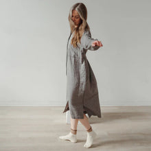 Load image into Gallery viewer, Buttoned Shirt Dress - by Pokoloko