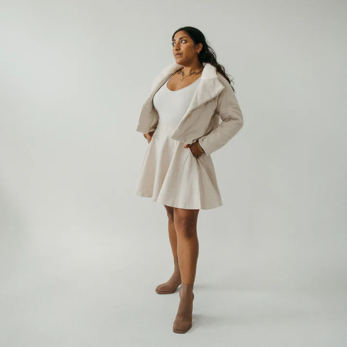 Herringbone Sherpa Jacket