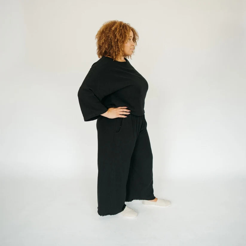 Loft Cotton Palazzo Pants