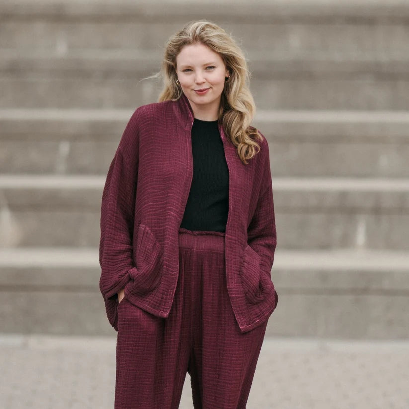 4-Layer Crinkle Jacket