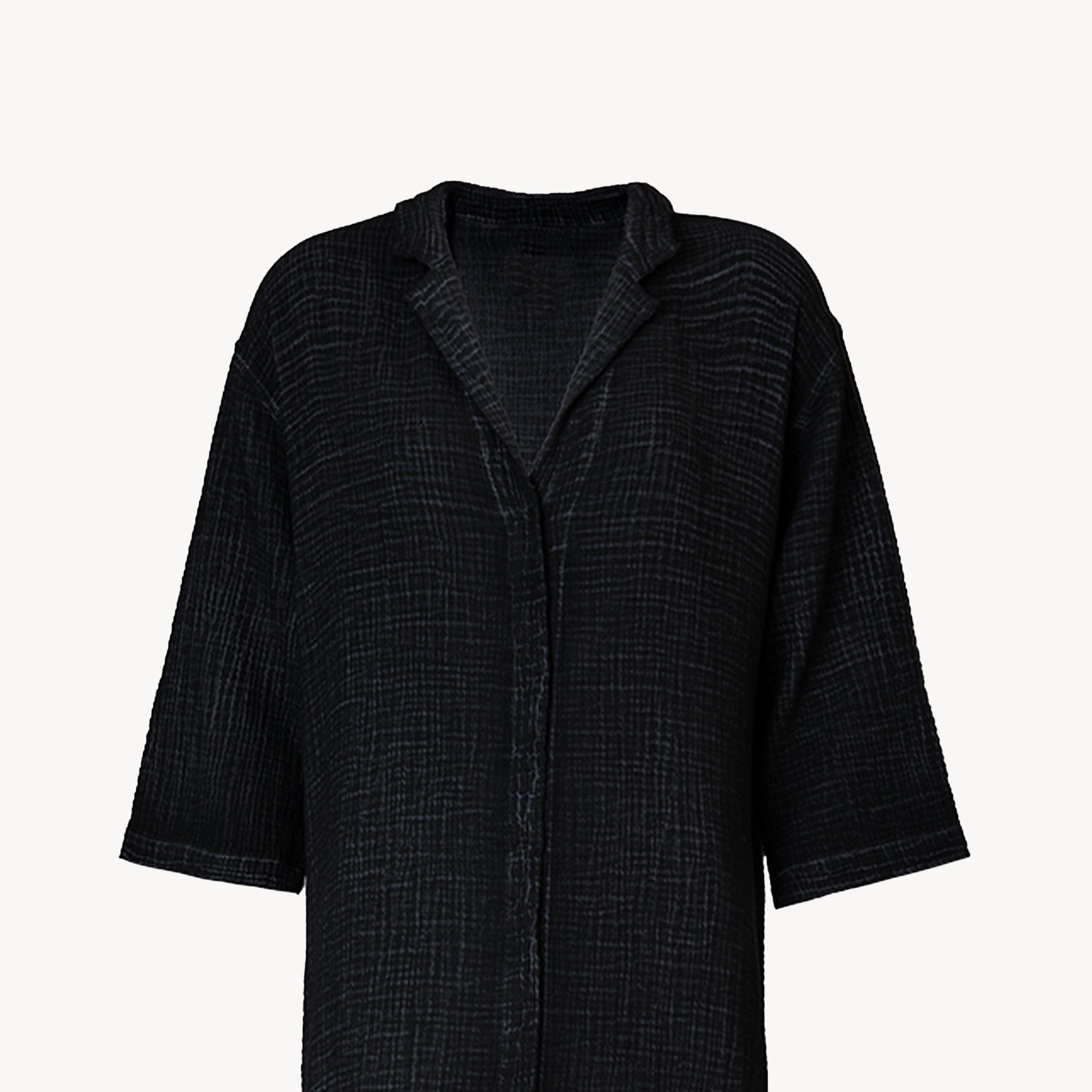Crinkle Shirt Dress