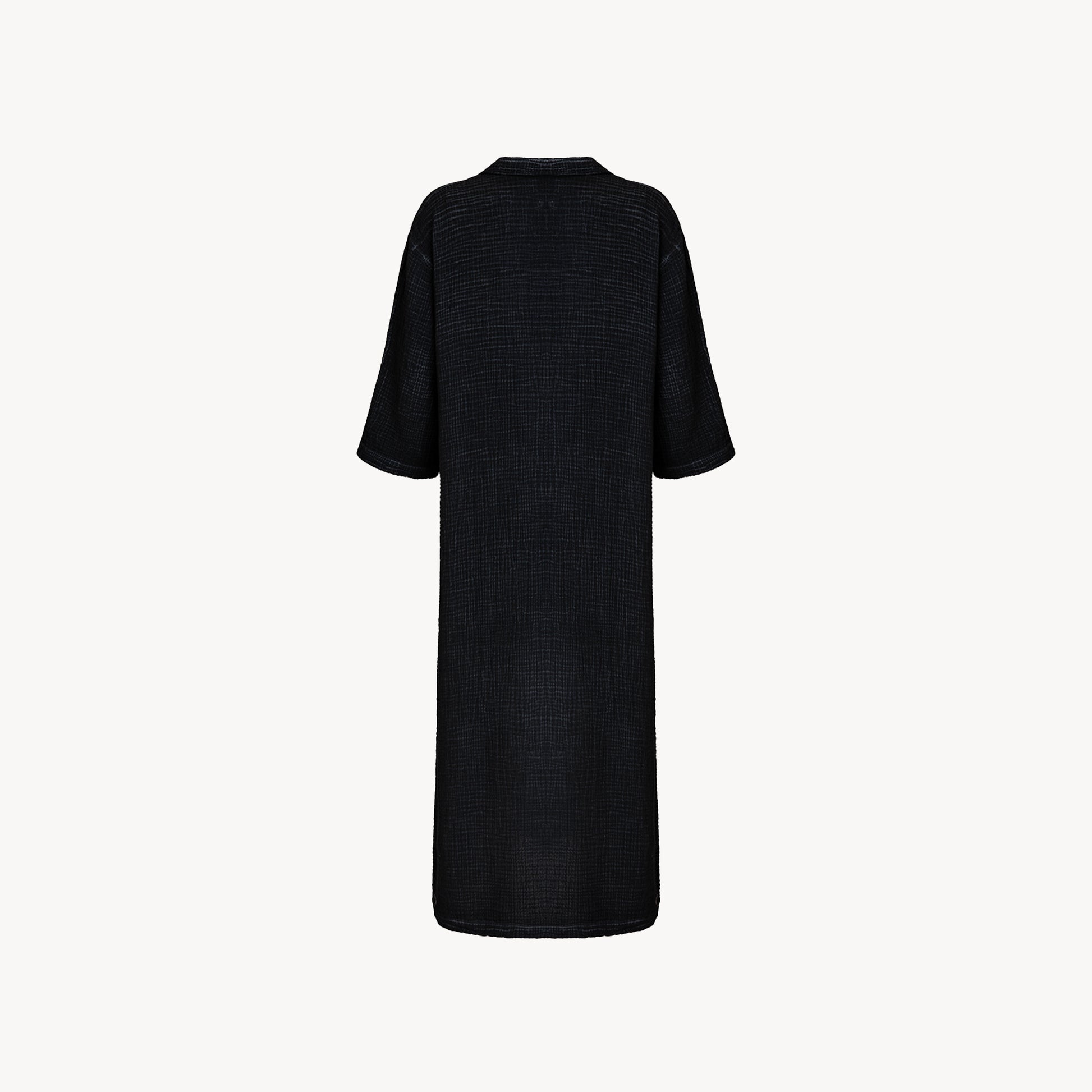 Crinkle Shirt Dress