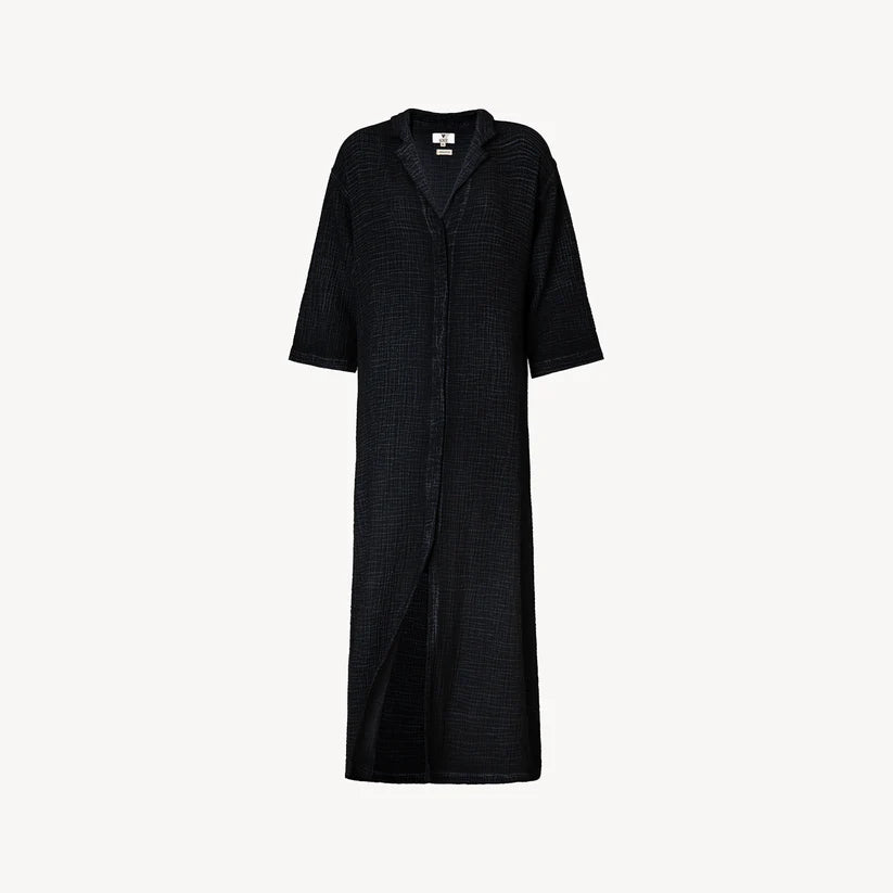 Crinkle Shirt Dress Plus