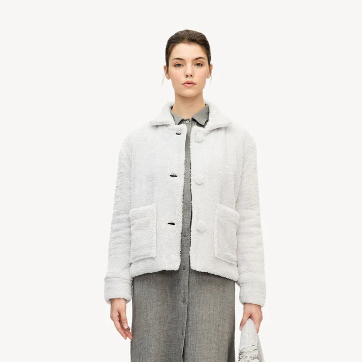 Recycled Sherpa Short Jacket