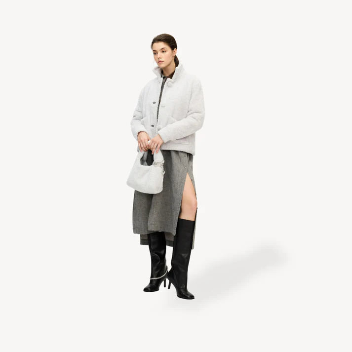 Recycled Sherpa Short Jacket