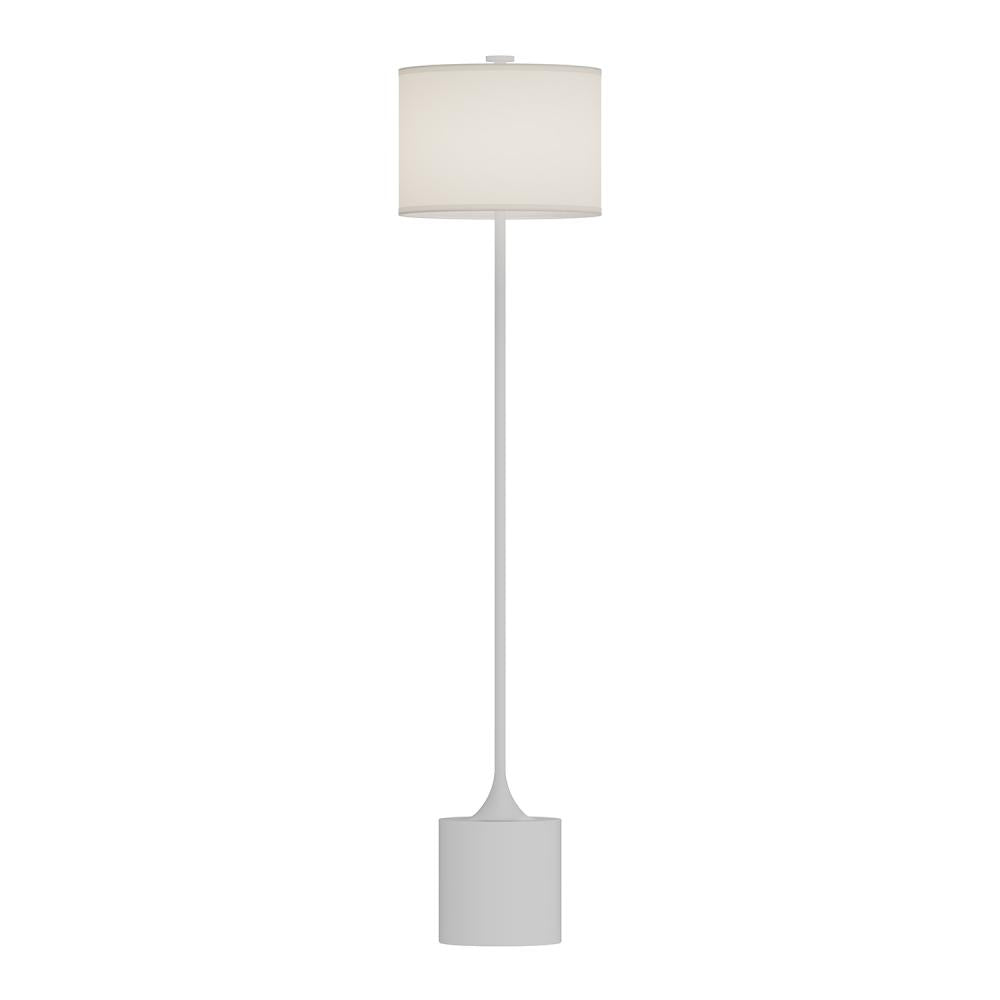 Issa 61-in White/Ivory Linen 1 Light Floor Lamp