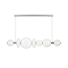 Load image into Gallery viewer, Atomo 1 Light Chandelier in Chrome with Clear Glass