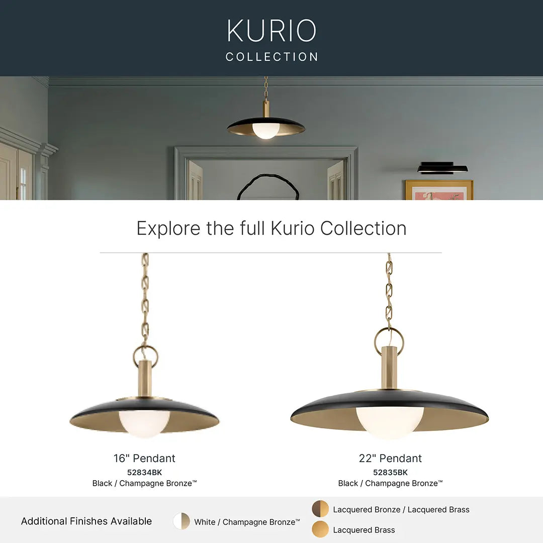 Kurio Pendant (4 Finishes)