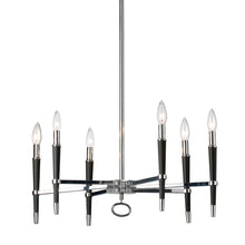 Load image into Gallery viewer, 6LT Incandescent Chandelier, PC Finish