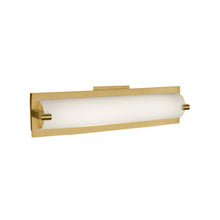 Load image into Gallery viewer, Lighthouse 18-in Brushed Gold LED Vanity