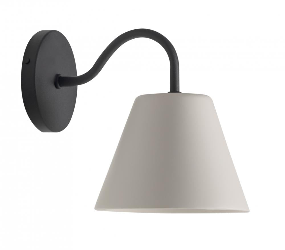 Lis Black Metal Wall Sconce