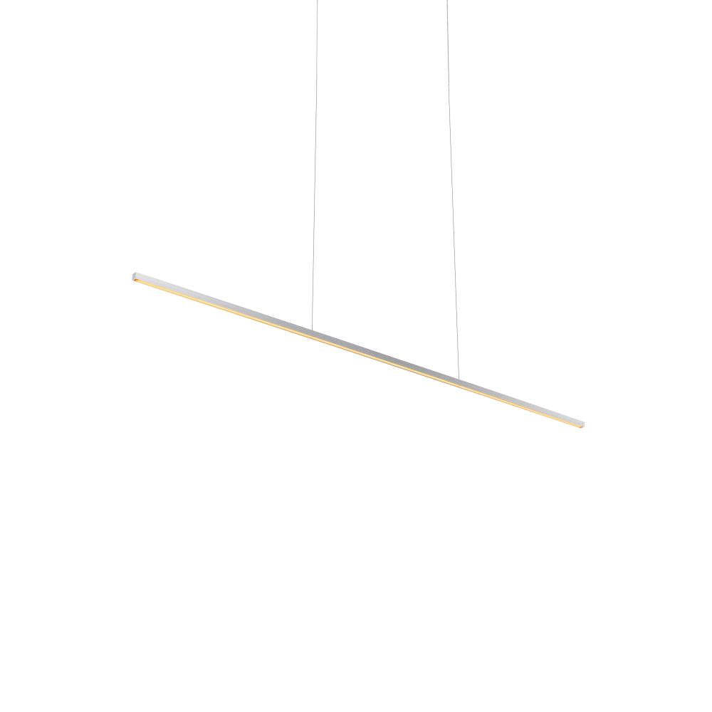 Vega Minor 48-in Brushed Nickel LED Linear Pendant