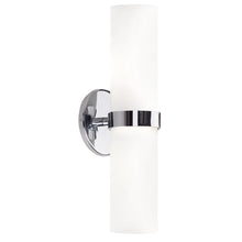 Load image into Gallery viewer, Milano 15-in Chrome LED Wall Sconce