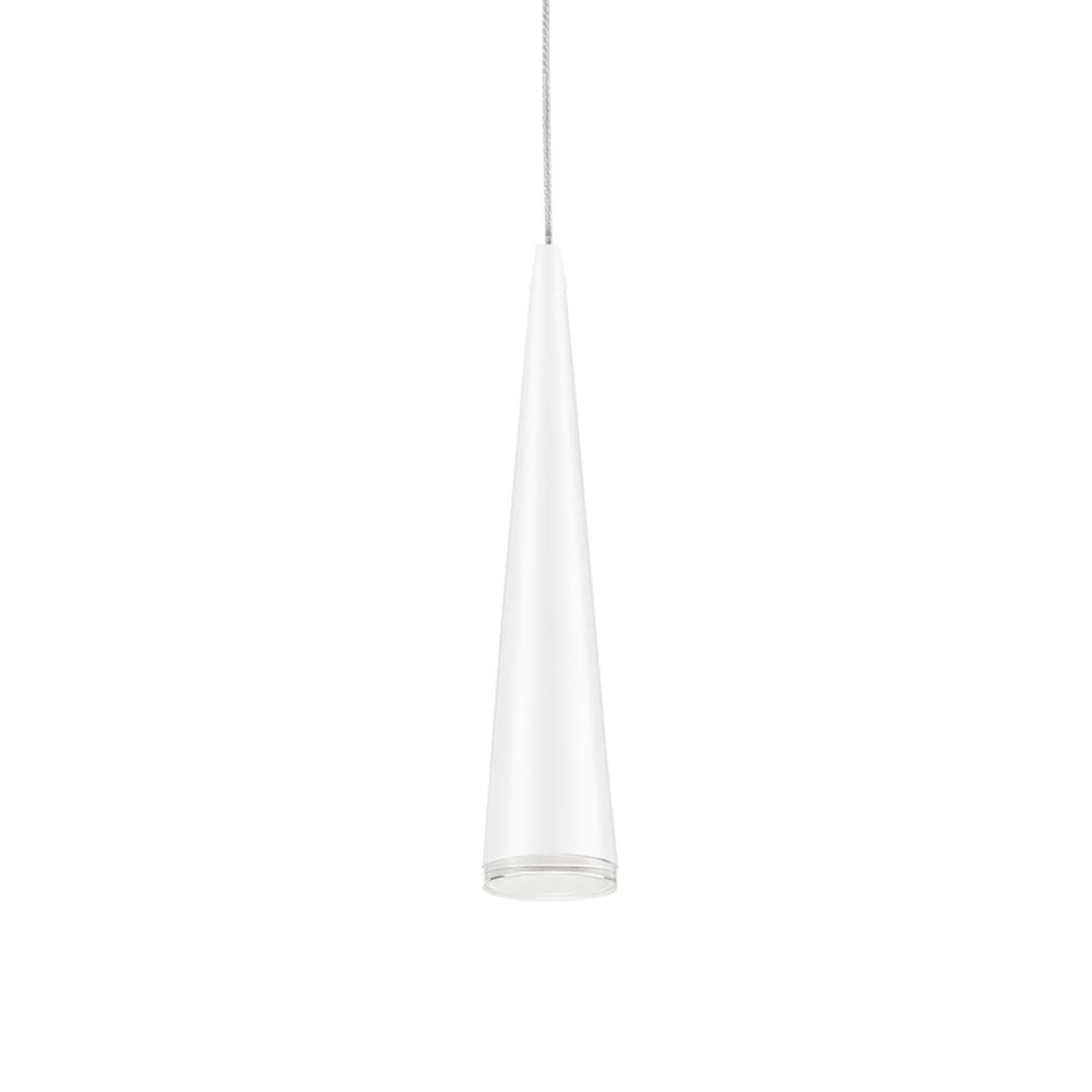 Mina 12-in White LED Pendant