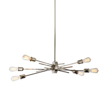 Load image into Gallery viewer, 6LT Horizontal Pendant, Burnished Chrome Finish