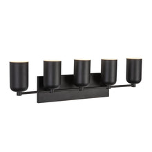 Load image into Gallery viewer, Nola 32-in Black 5 Lights Vanity