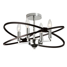 Load image into Gallery viewer, 4LT Incandescent Semi Flush, PC and MB