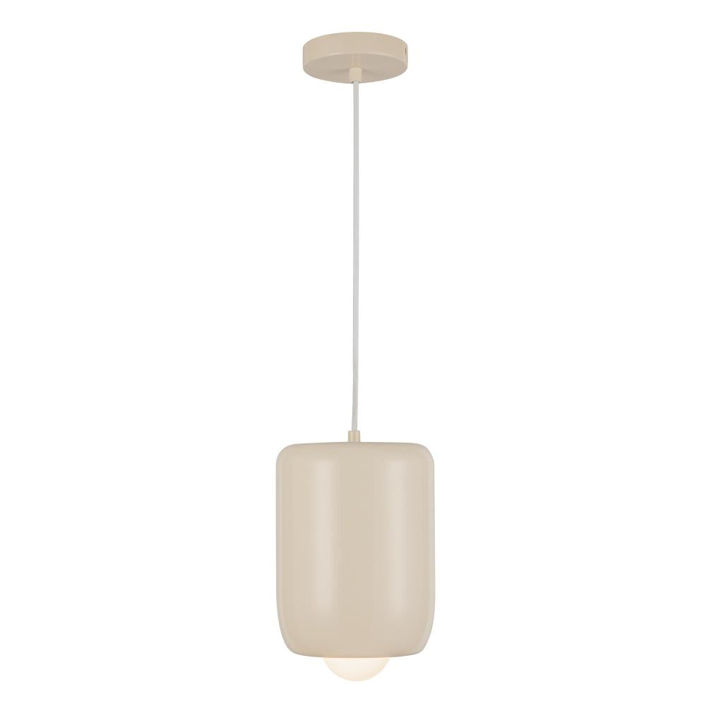 Hayden 7-in Pearl White LED Pendant