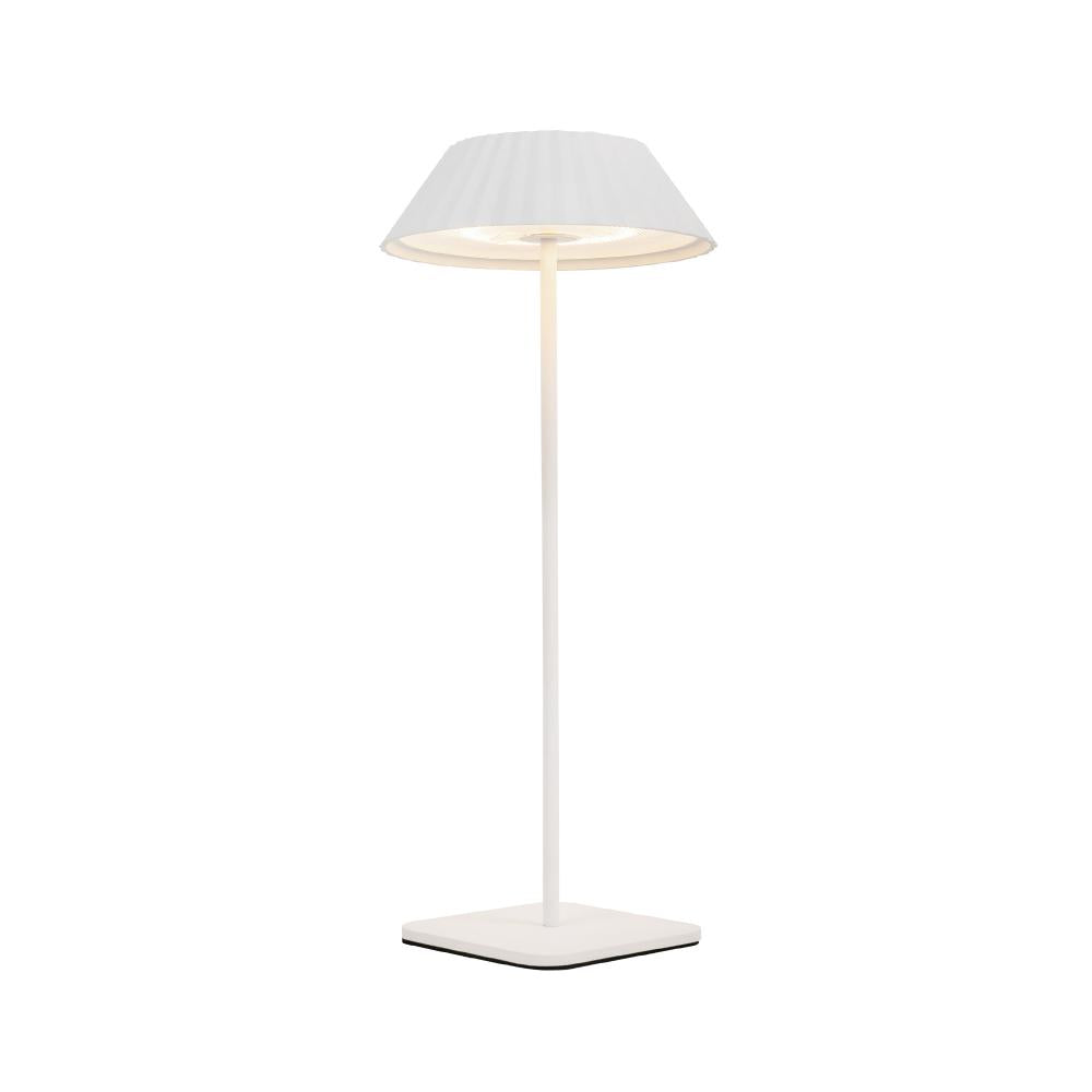 Pela 6-in White LED Table Lamp
