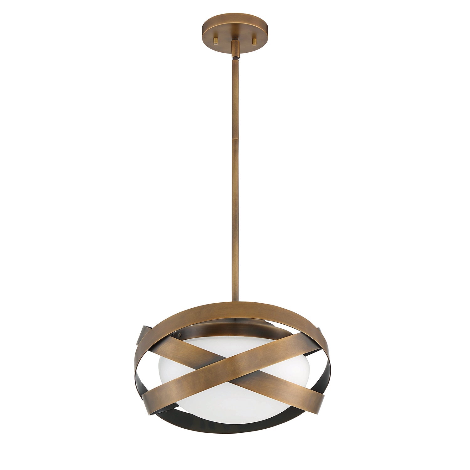 SATURN 1-Light Brass Pendant - Default Title