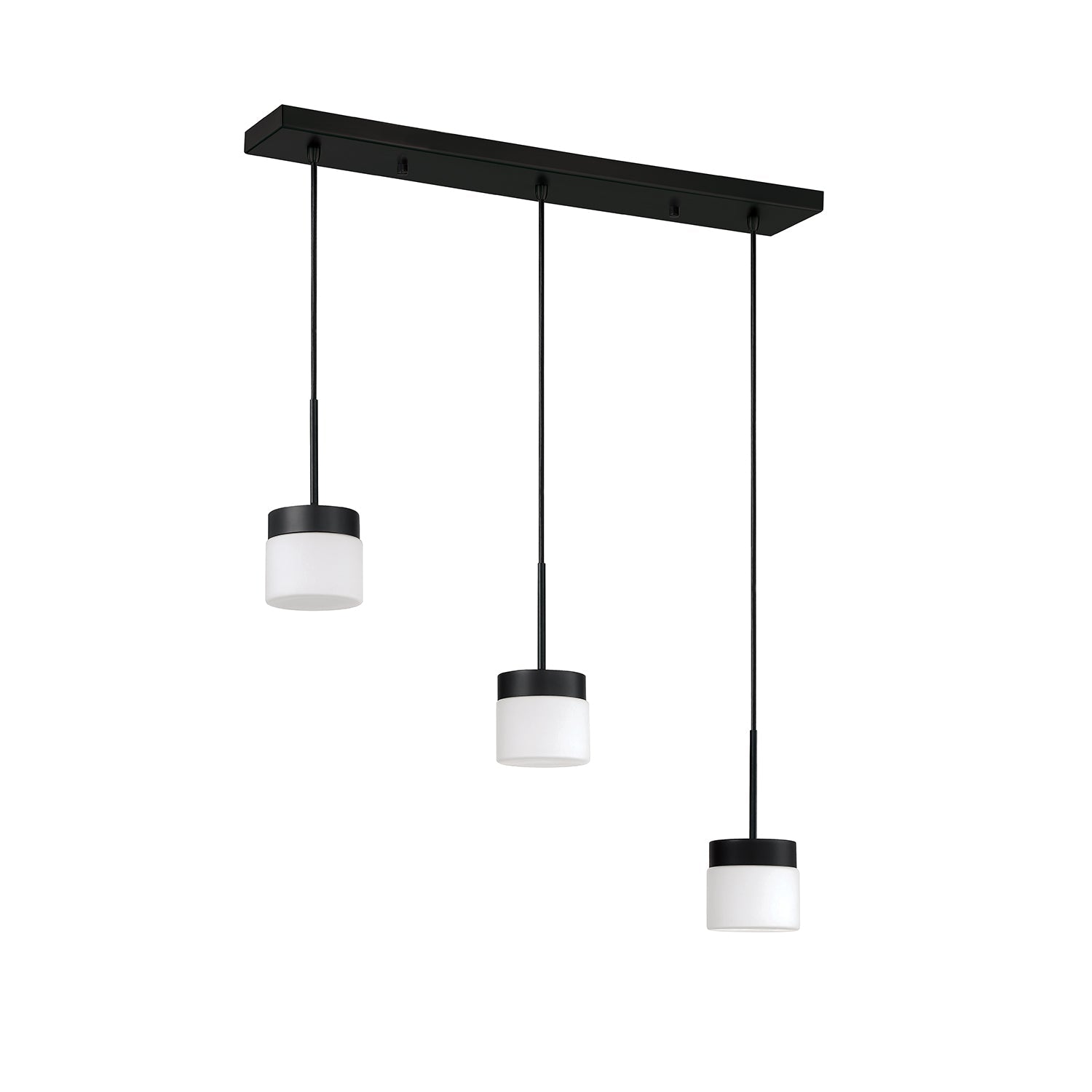 NUON 3-Light Black Bar - 3LBR-BLK