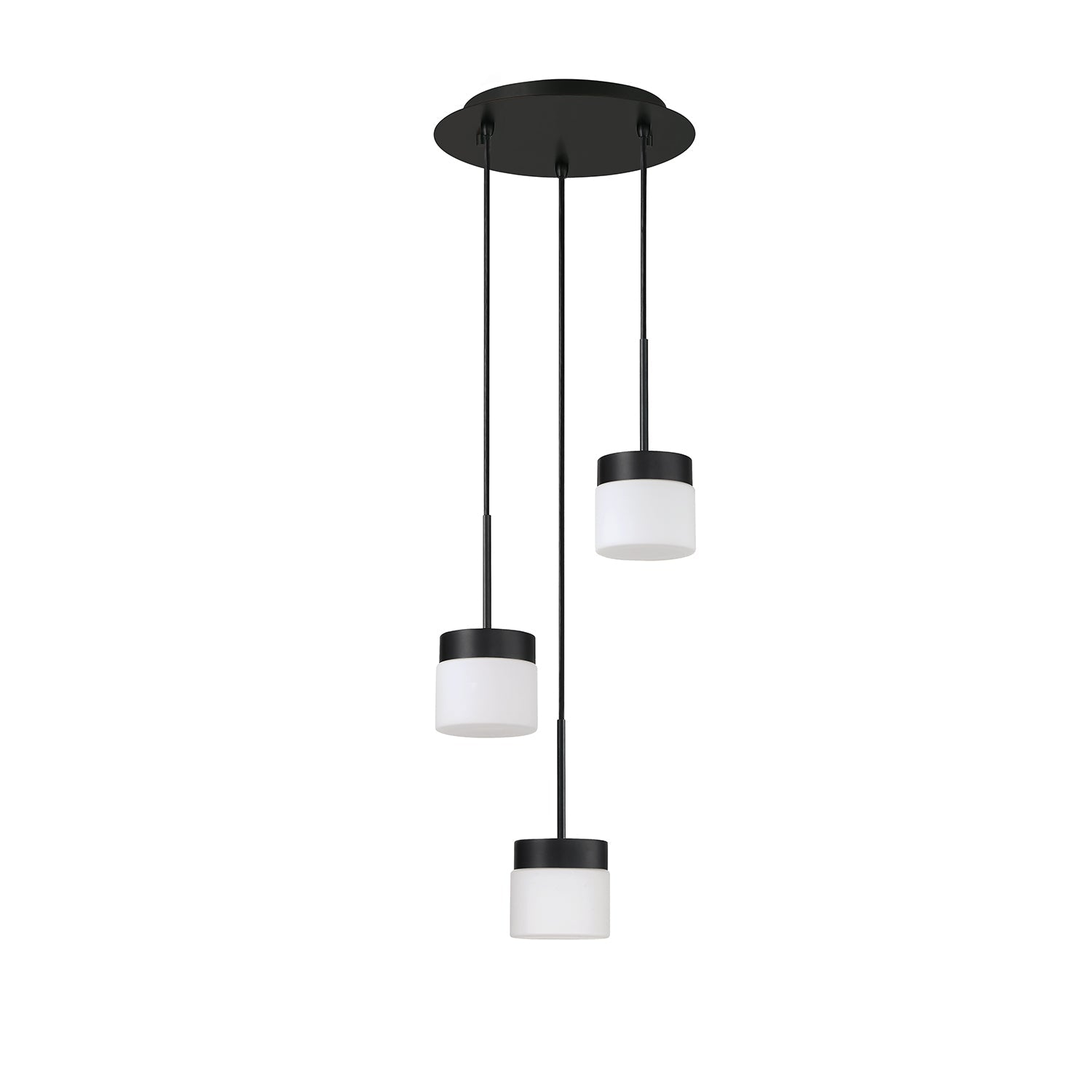 NUON 3-Light Black Bar - 3LPA-BLK