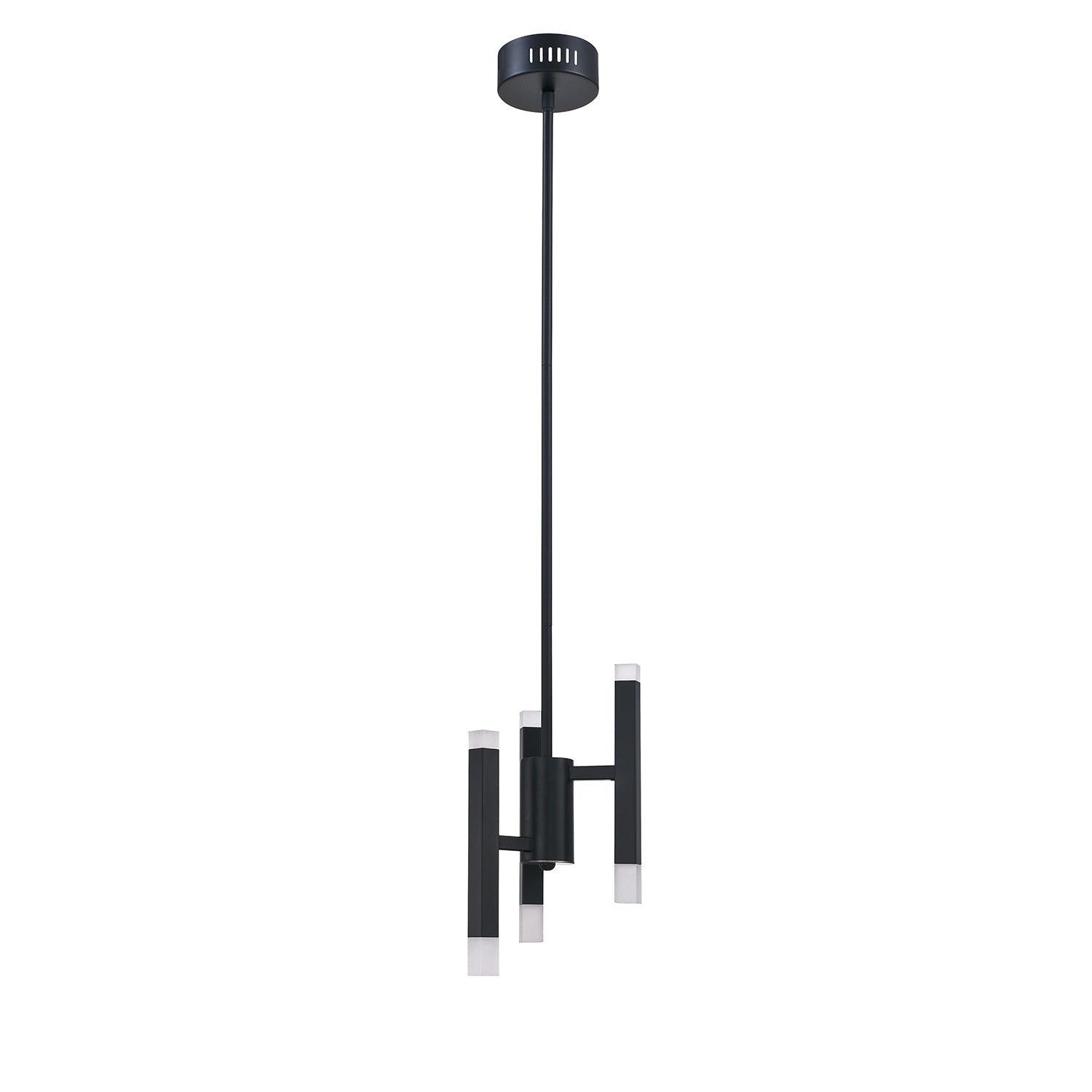 VERTICALS 20-Light LED Pendant - 6LPE-BLK