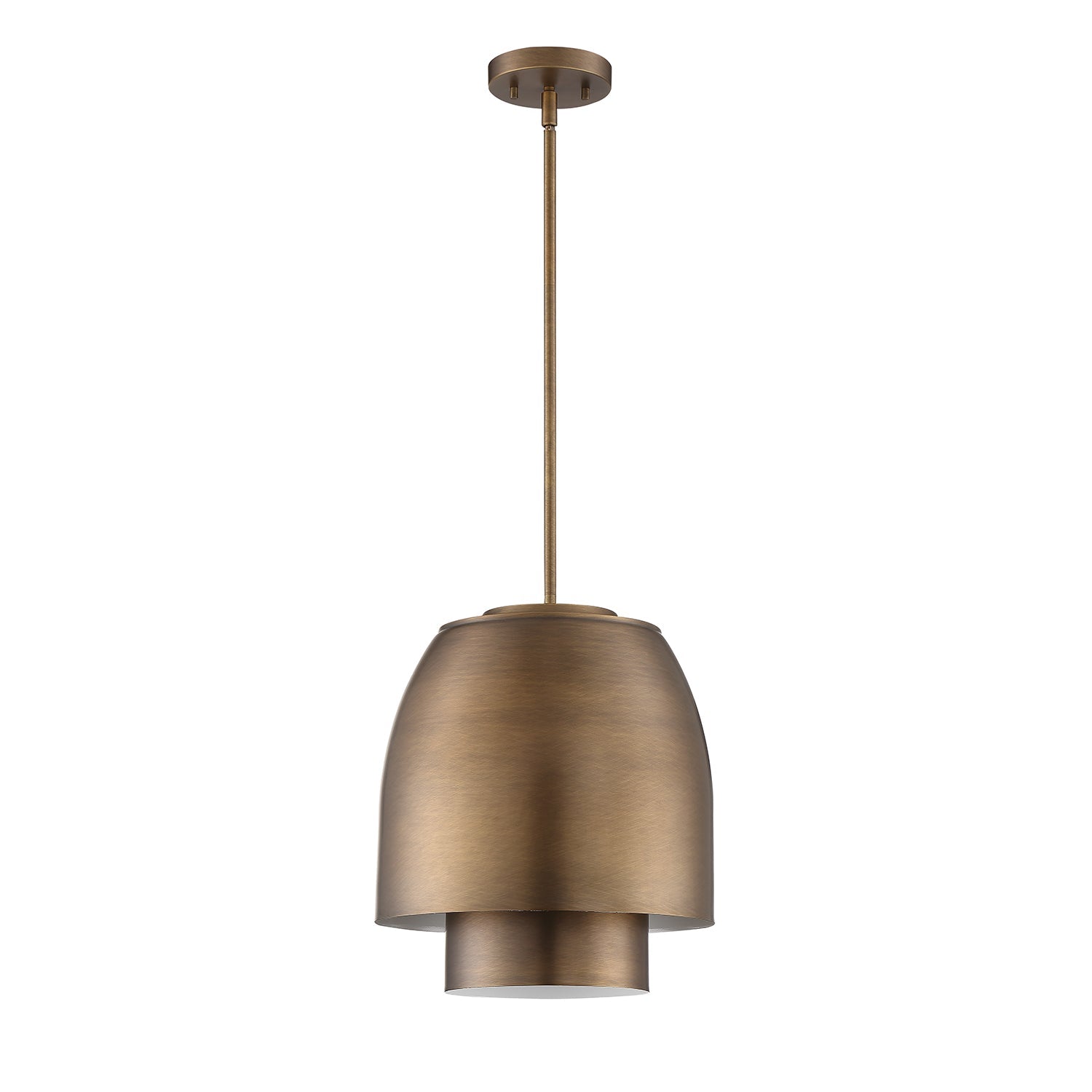 SPRIZZO 3-Light Black Pendant - Brass