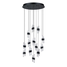 Load image into Gallery viewer, SILHOUETTES 13-Light LED Pendant Pan - 13LPA-BLK