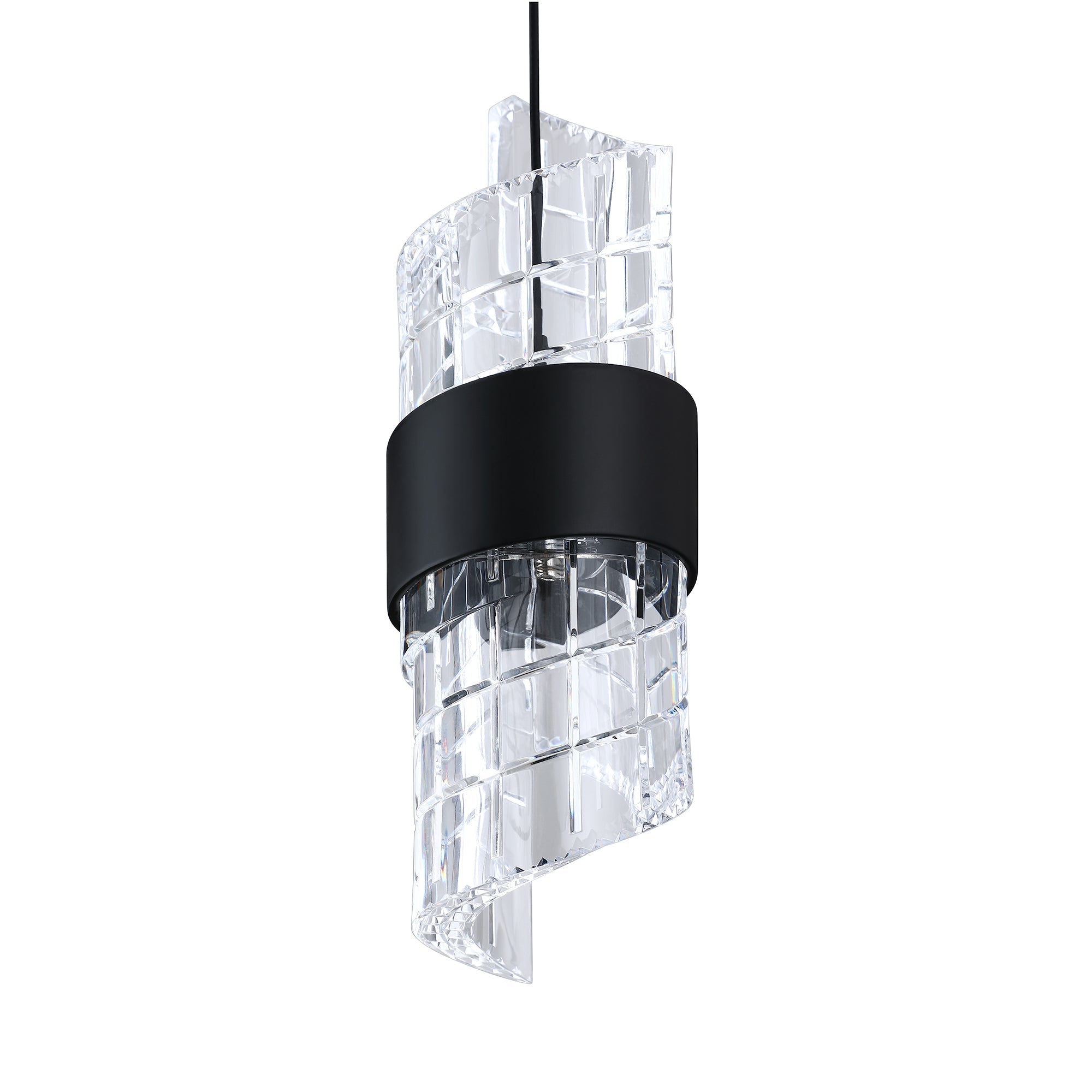 SILHOUETTES 13-Light LED Pendant Pan - 1LPE-BLK