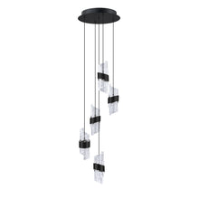 Load image into Gallery viewer, SILHOUETTES 13-Light LED Pendant Pan - 5LPA-BLK