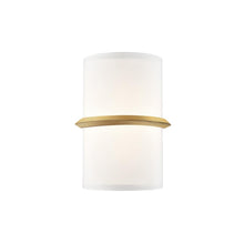 Load image into Gallery viewer, Pondi 9-in Brushed Gold LED Wall Sconce