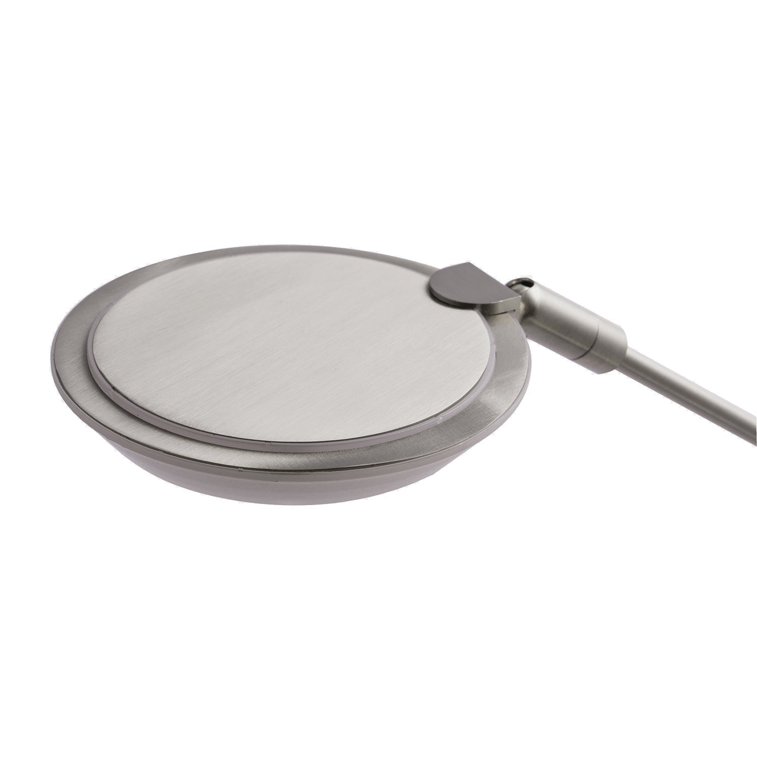 IGGY Black Desk Lamp - Satin Nickel
