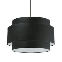 Load image into Gallery viewer, 4LT Incandescent Chandelier, MB w/ BK Shade