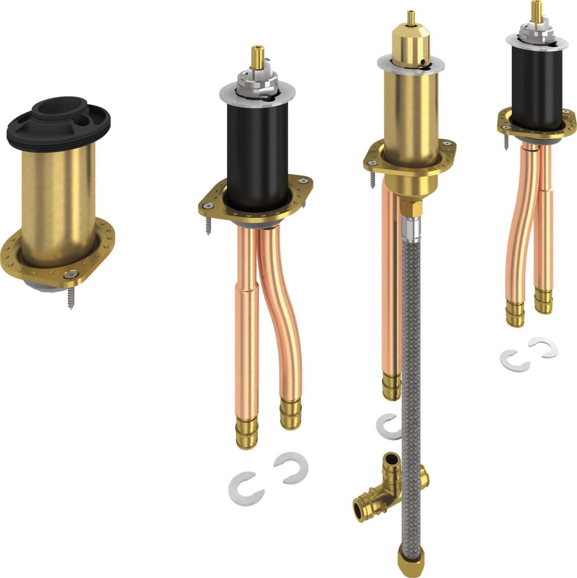 ROMAN TUB WITH HANDSHOWER ROUGH - PEX COLD EXPANSION