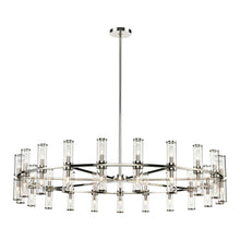 Load image into Gallery viewer, Revolve Clear Glass/Polished Nickel 42 Lights Chandeliers