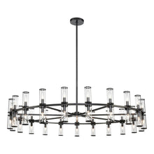 Load image into Gallery viewer, Revolve Clear Glass/Urban Bronze 42 Lights Chandeliers