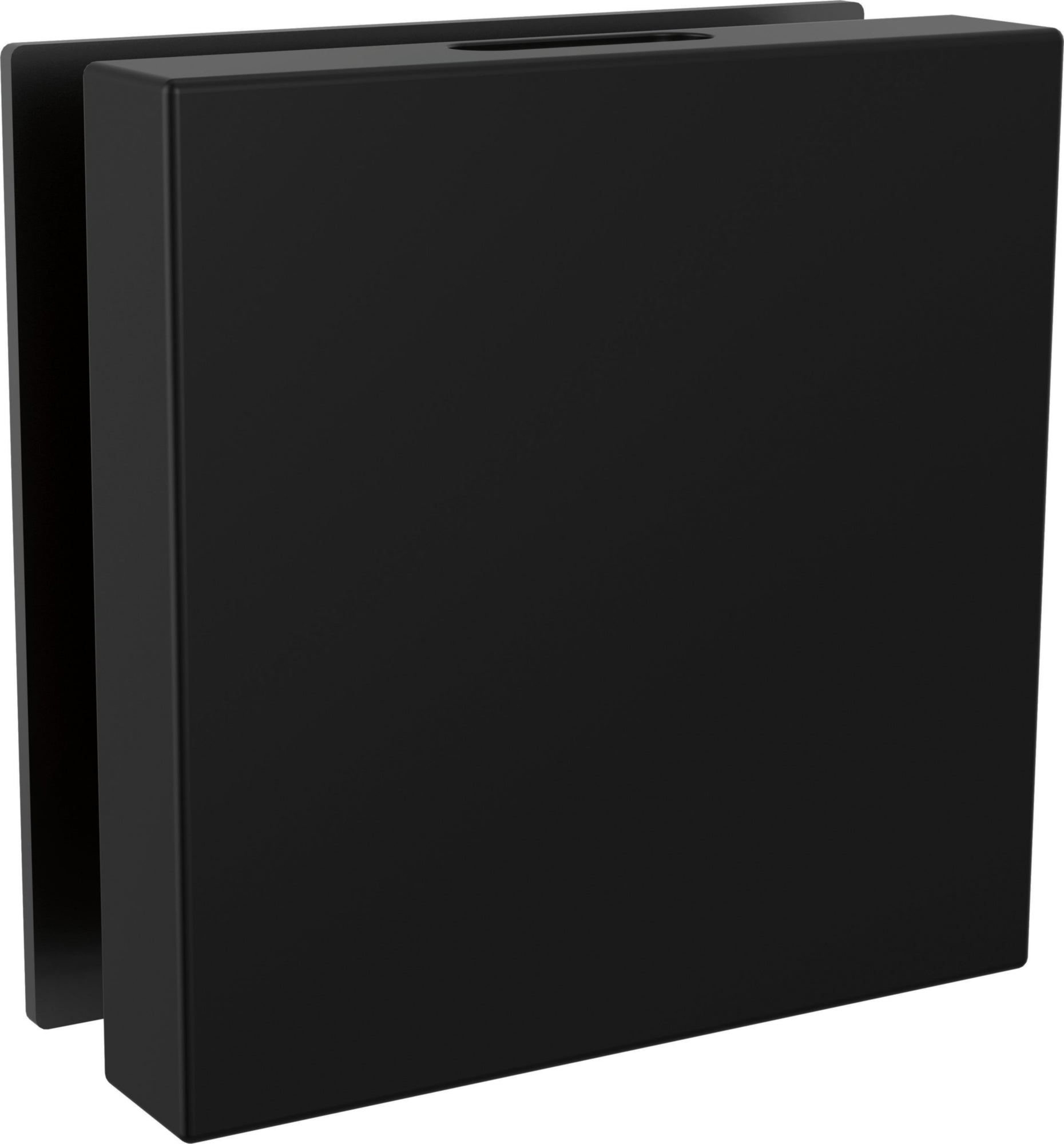 SQUARE STEAM HEAD MATTE BLACK