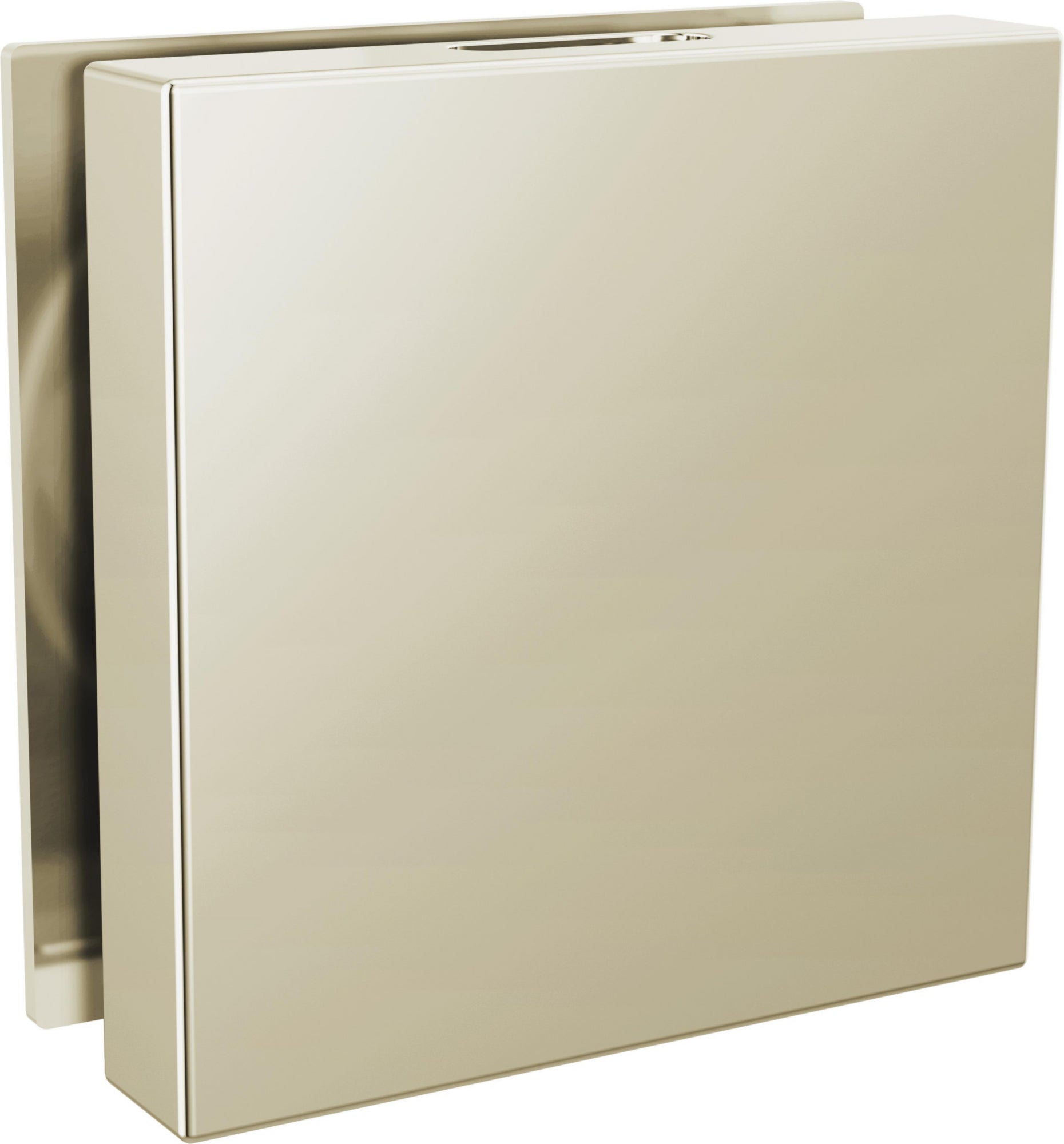 SQUARE STEAM HEAD POLISH NICKEL