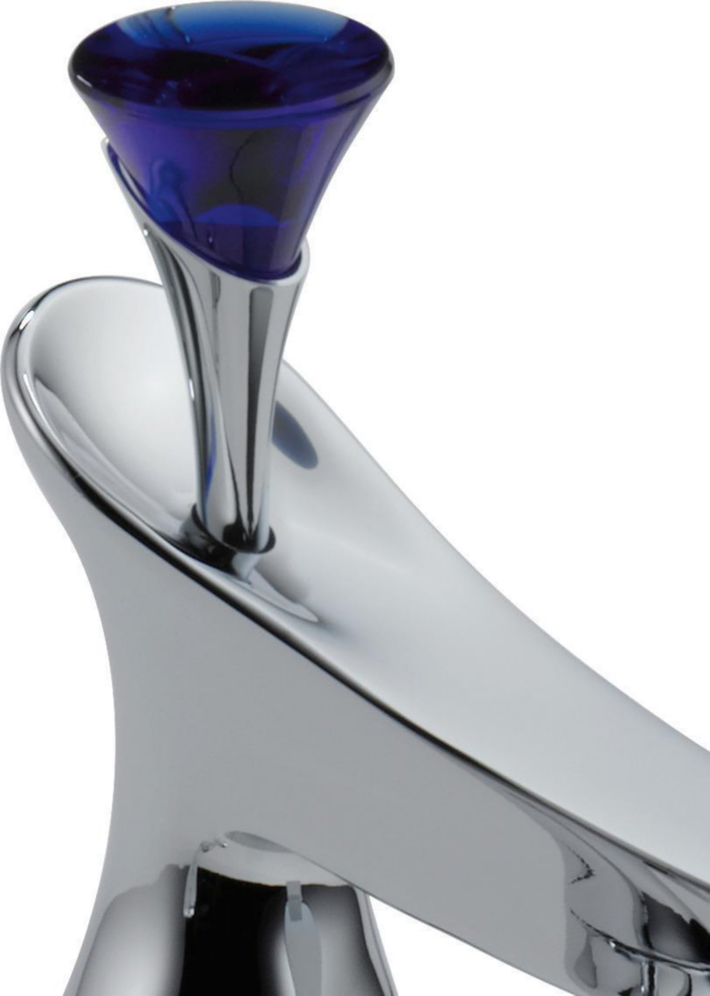 B-BLUE GLASS FINIAL WIDESPREAD RSVP