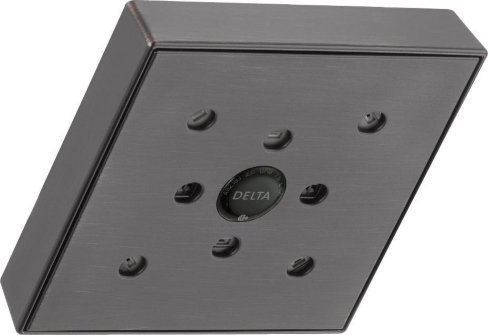 CONTEMPORARY SQUARE H2O SHOWERHEAD