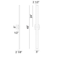 Load image into Gallery viewer, Zayden LED Exterior Sconce - by Matteo