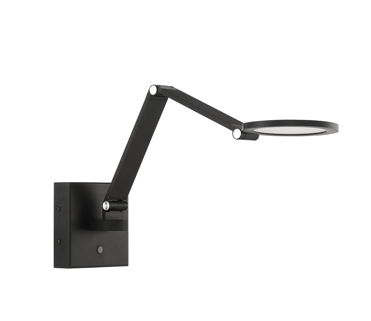 ROUNDO Aluminum LED Swing Arm - Black