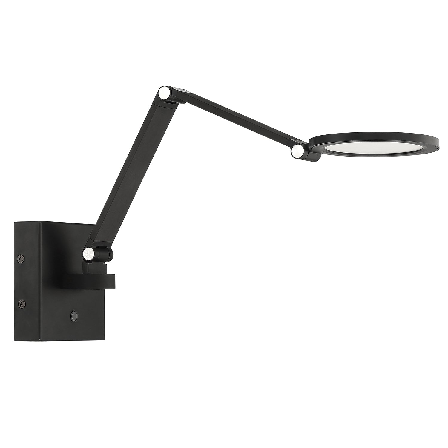ROUNDO Aluminum LED Swing Arm - Black