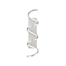 Load image into Gallery viewer, Synergy 30-in Antique Silver LED Wall Sconce