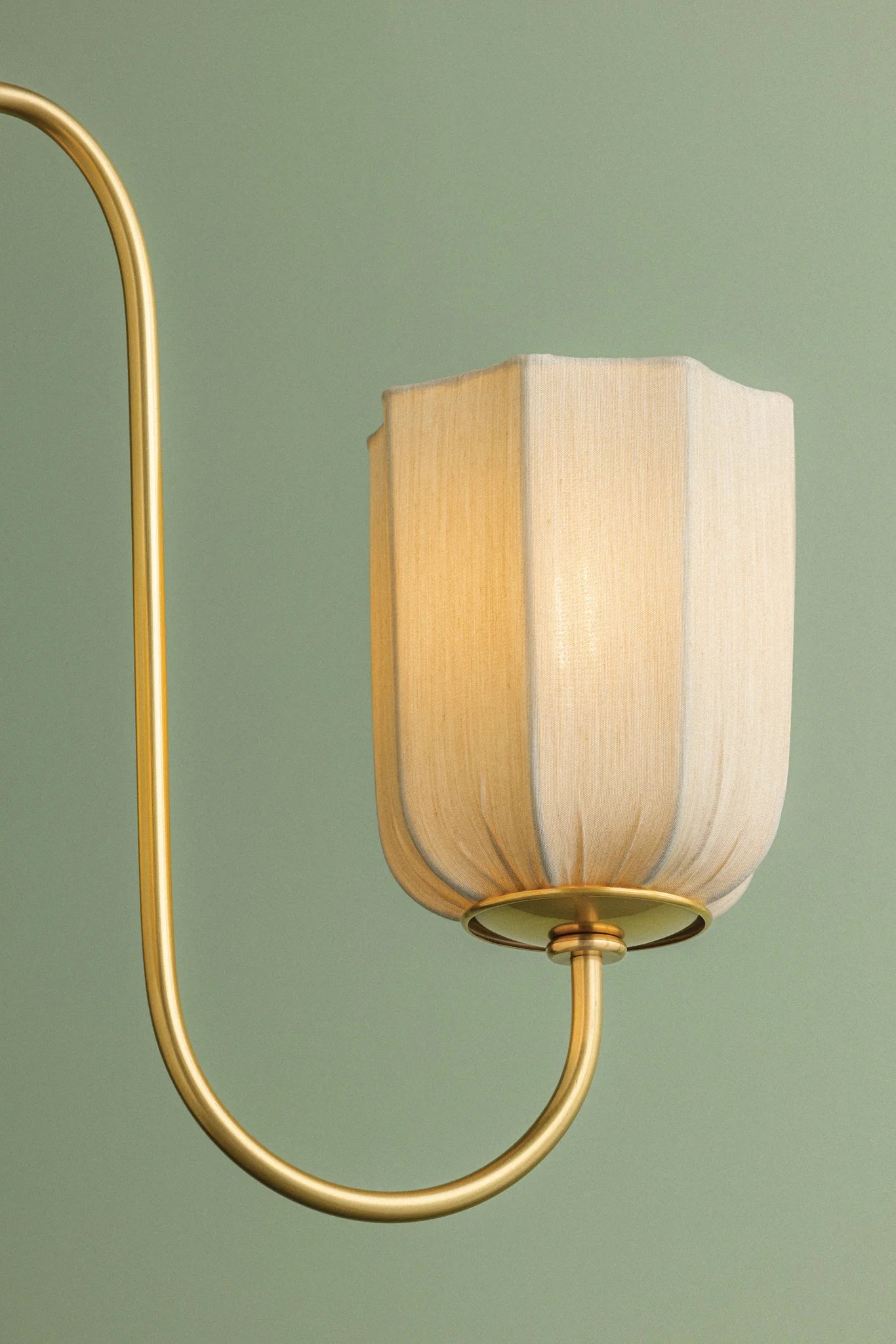 Samantha Chandelier in Aged Brass