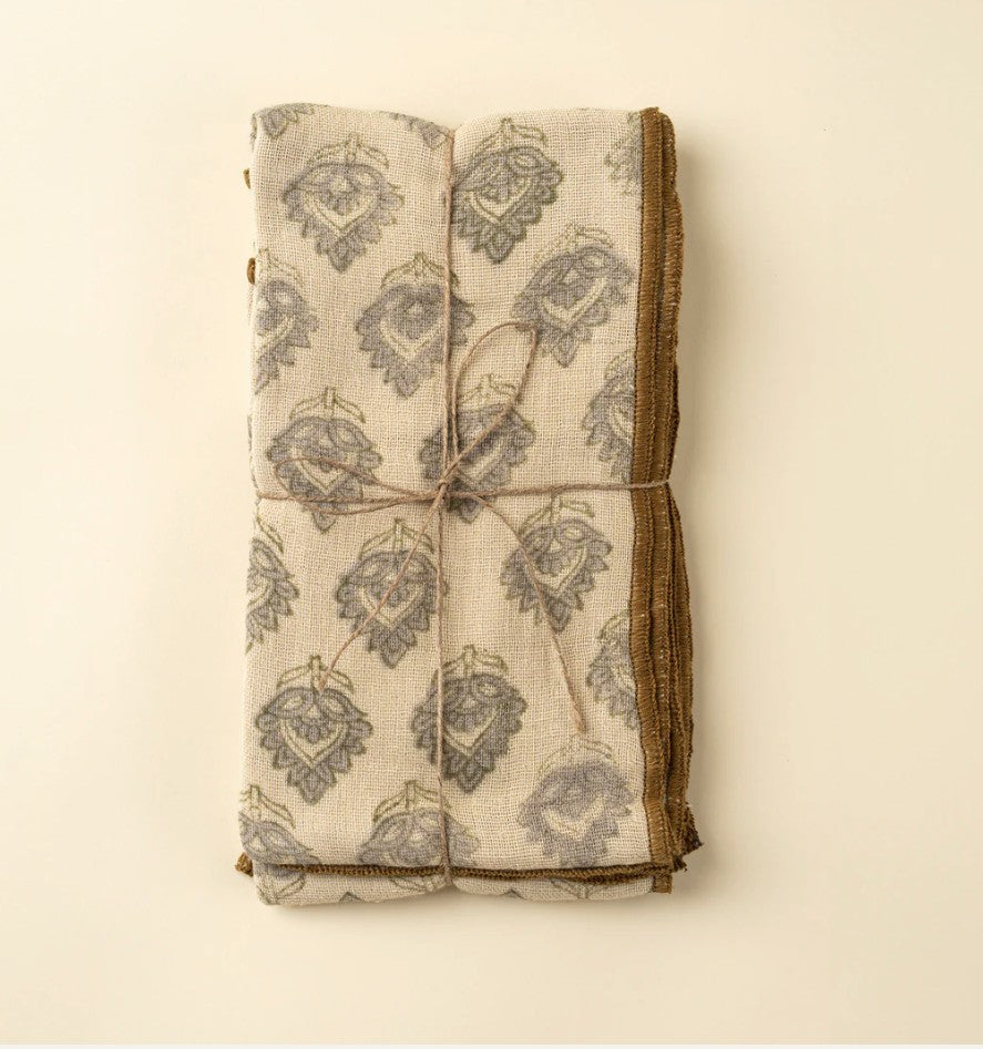 Ritika Block Print Tea Towels S/2