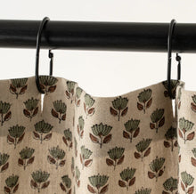Load image into Gallery viewer, Indaba Block Print Shower Curtains