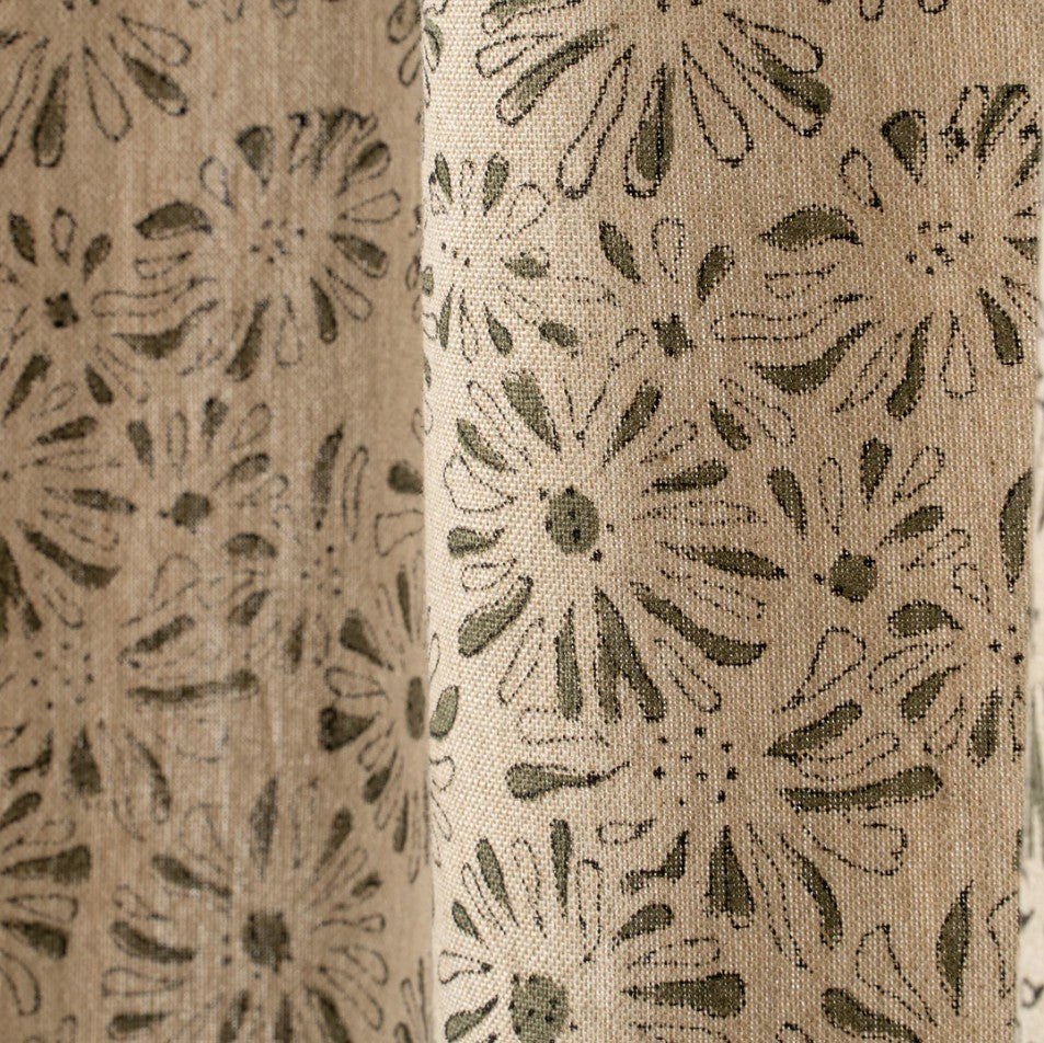 Indaba Block Print Shower Curtains